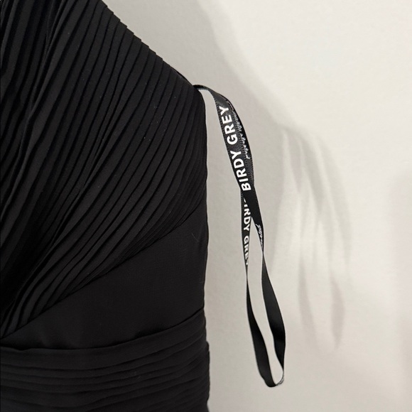 Birdy Grey Deborah Chiffon Black Bridesmaid Dress - Picture 8 of 10